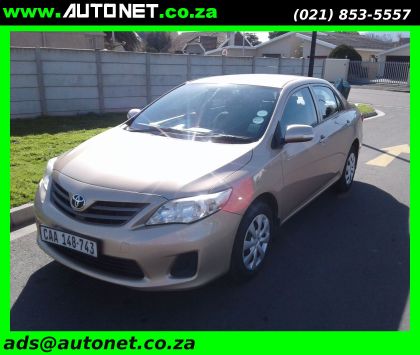 2011 TOYOTA COROLLA COROLLA 1.6 PROFESSIONAL