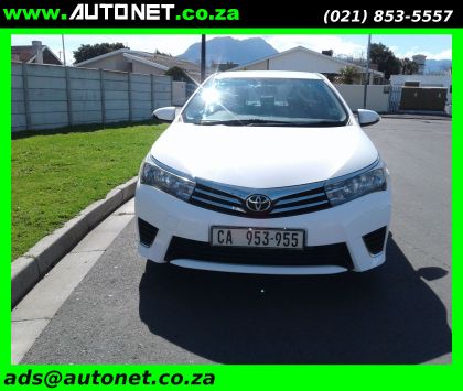 2014 TOYOTA COROLLA COROLLA 1.3 PRESTIGE